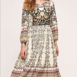 Anthropology midi dress